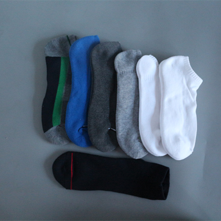 多款外貿(mào)原單短筒加厚毛巾底男襪子運(yùn)動襪純色毛圈襪純棉短襪特價